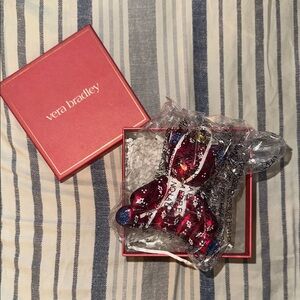Vera Bradley 2024 bear ornament